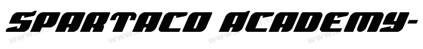 Spartaco Academy字体转换
